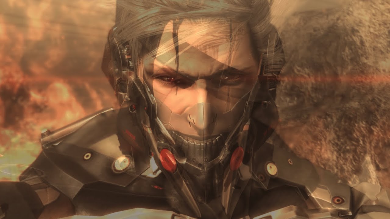 Raiden uses Jetstream Sam's gun-sheath like a pro