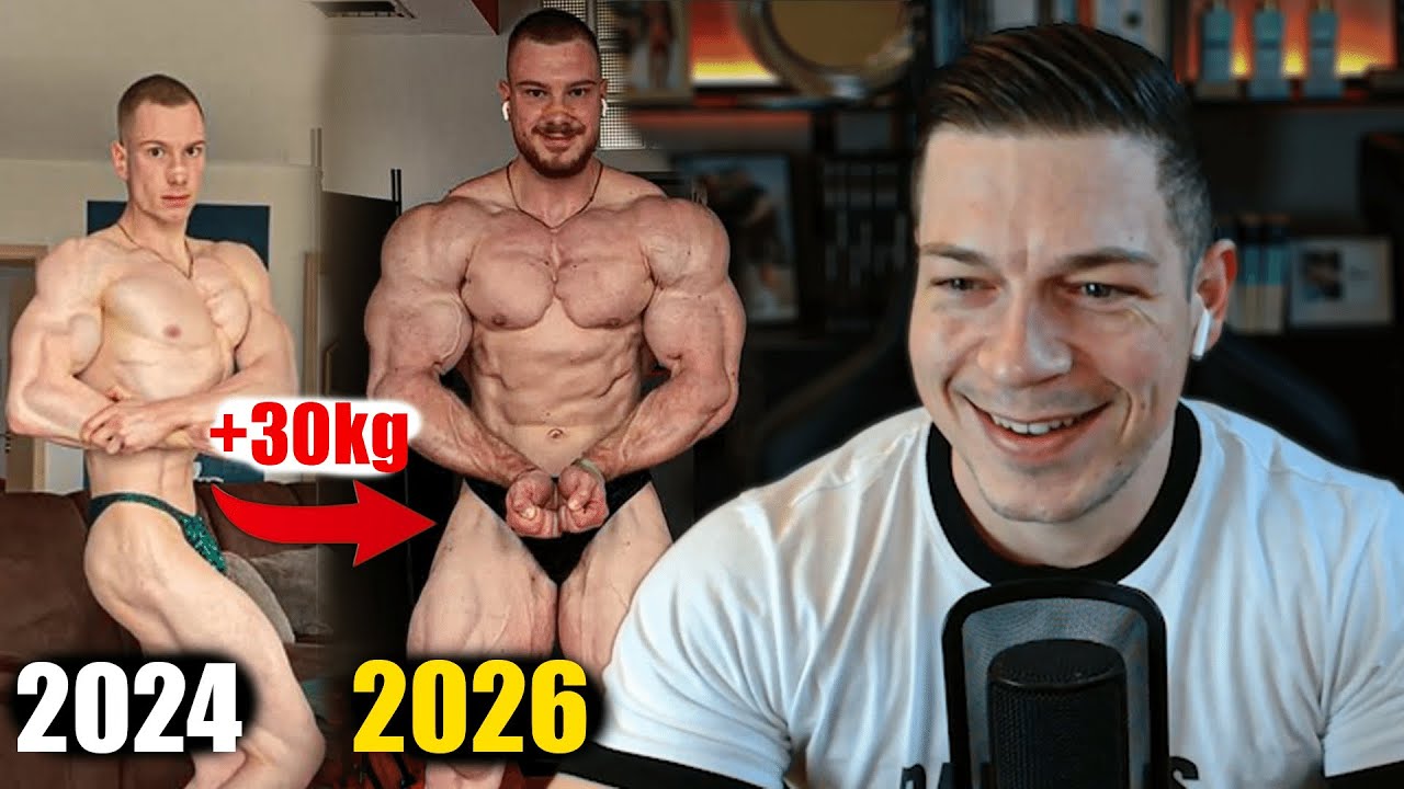 Wie er +30kg Muskeln in 1,5 Jahren draufpacken konnte!