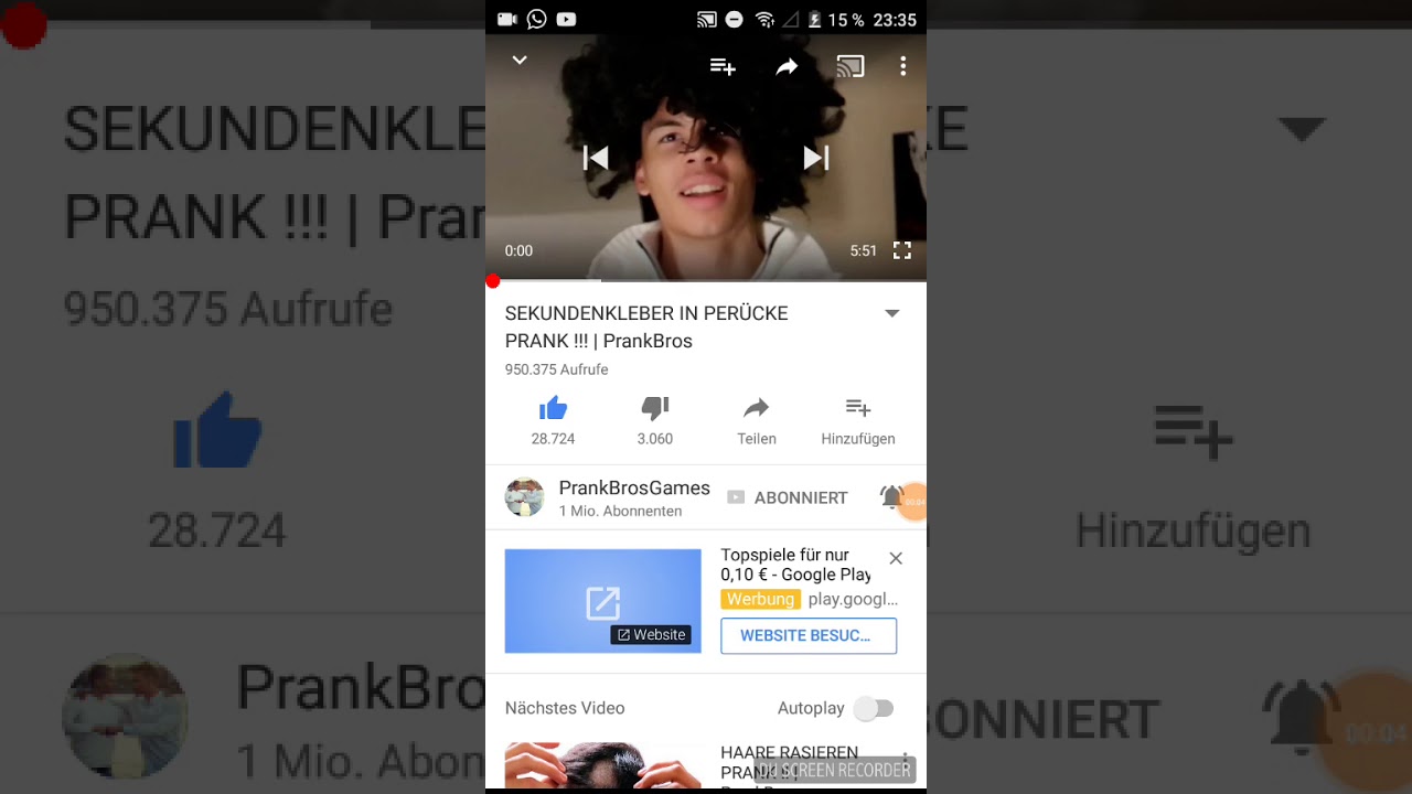 Ich liebe das gerausch danke prankbrosgaming💗💙