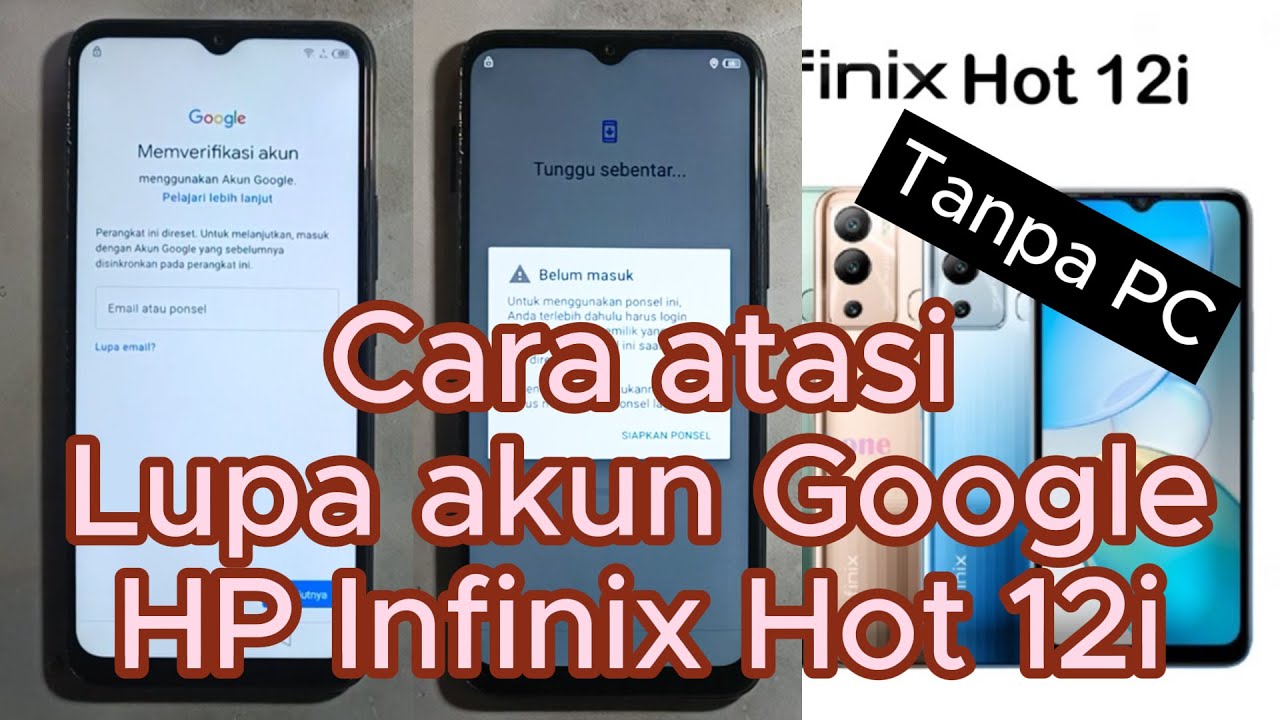 Cara atasi Lupa Akun Google HP Infinix hot 12i Tanpa PC - Infinix hot 12i bypass frp without pc
