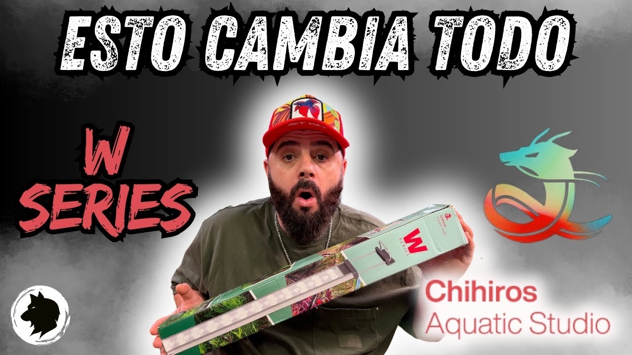 Nueva Pantalla W Series de Chihiros : iluminacion led para acuarios con tapa.