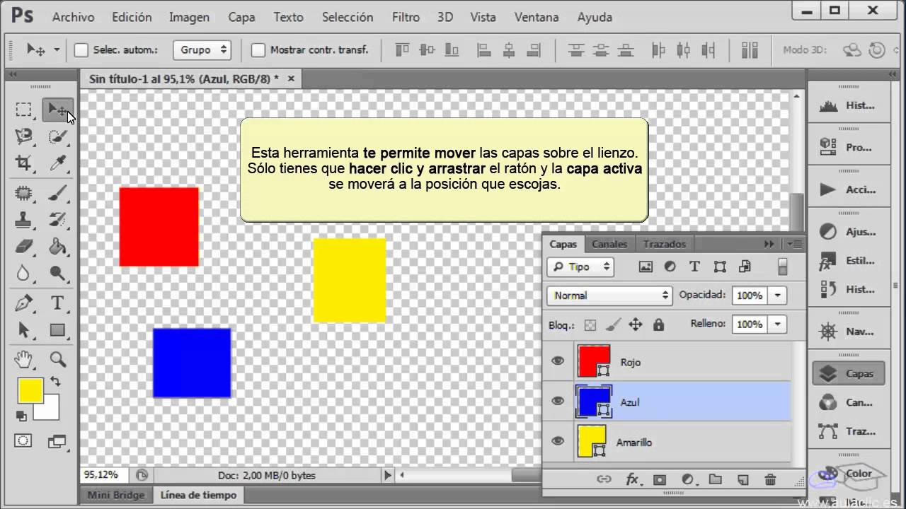 Curso de Photoshop CS6. 5.1. Fundamentos de las capas.