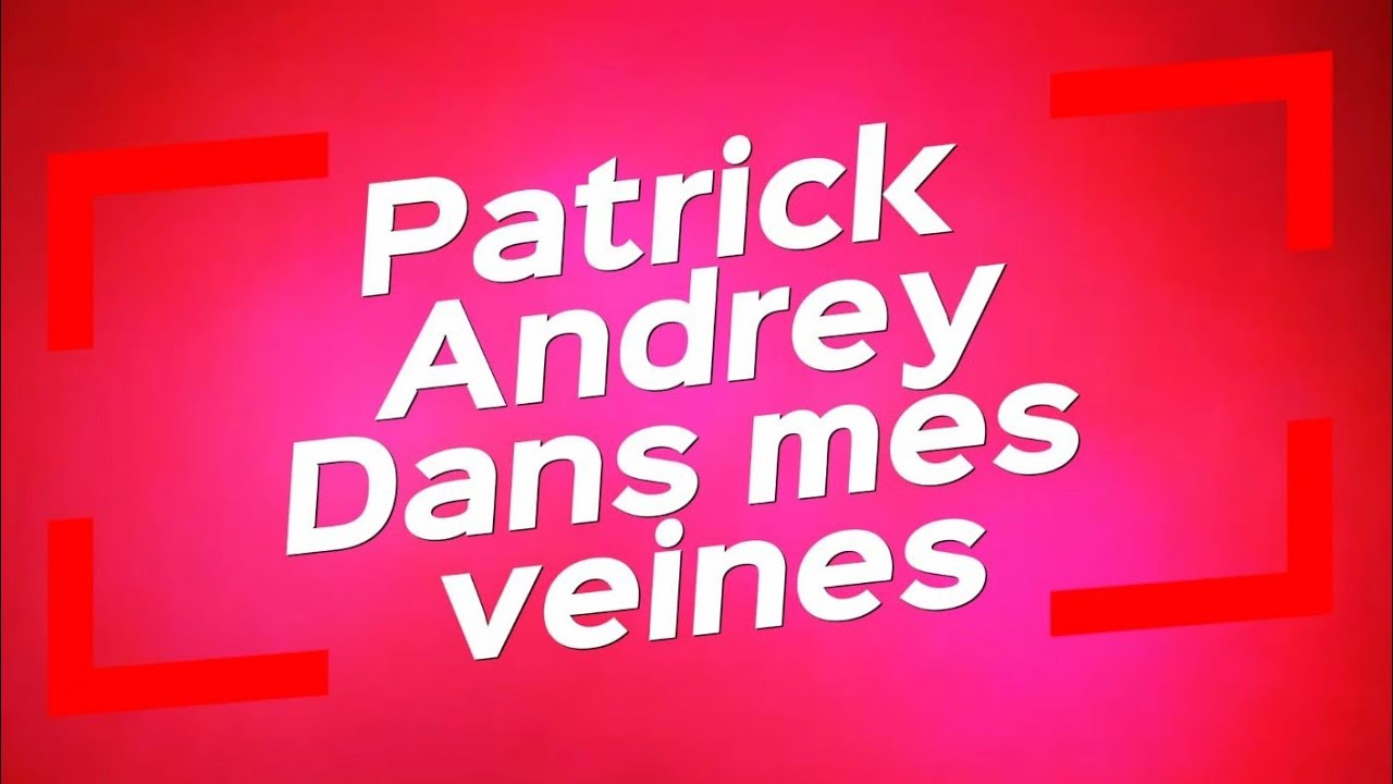 Patrick Andrey - Dans mes veines /  paroles, lyrics
