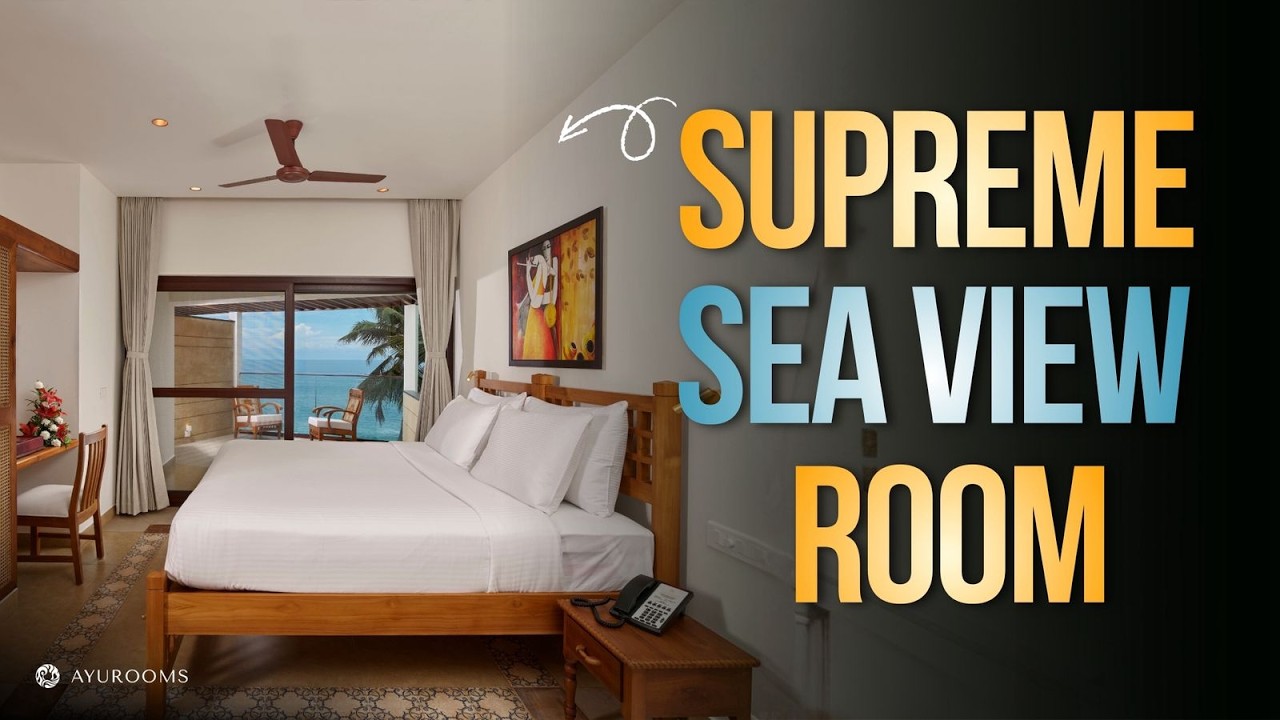 Deluxe Rooms Tour - Sea View | Rockholm Lighthouse Beach Kerala @Ayurooms
