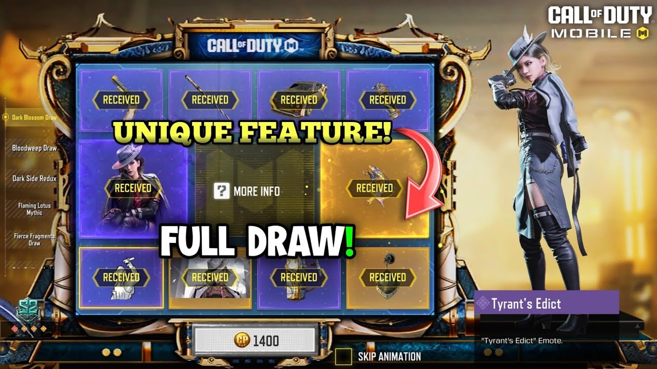 Buying New Legendary MAC-10 - Lily of the Night in CODM | DARK BLOSSOM DRAW Cod Mobile