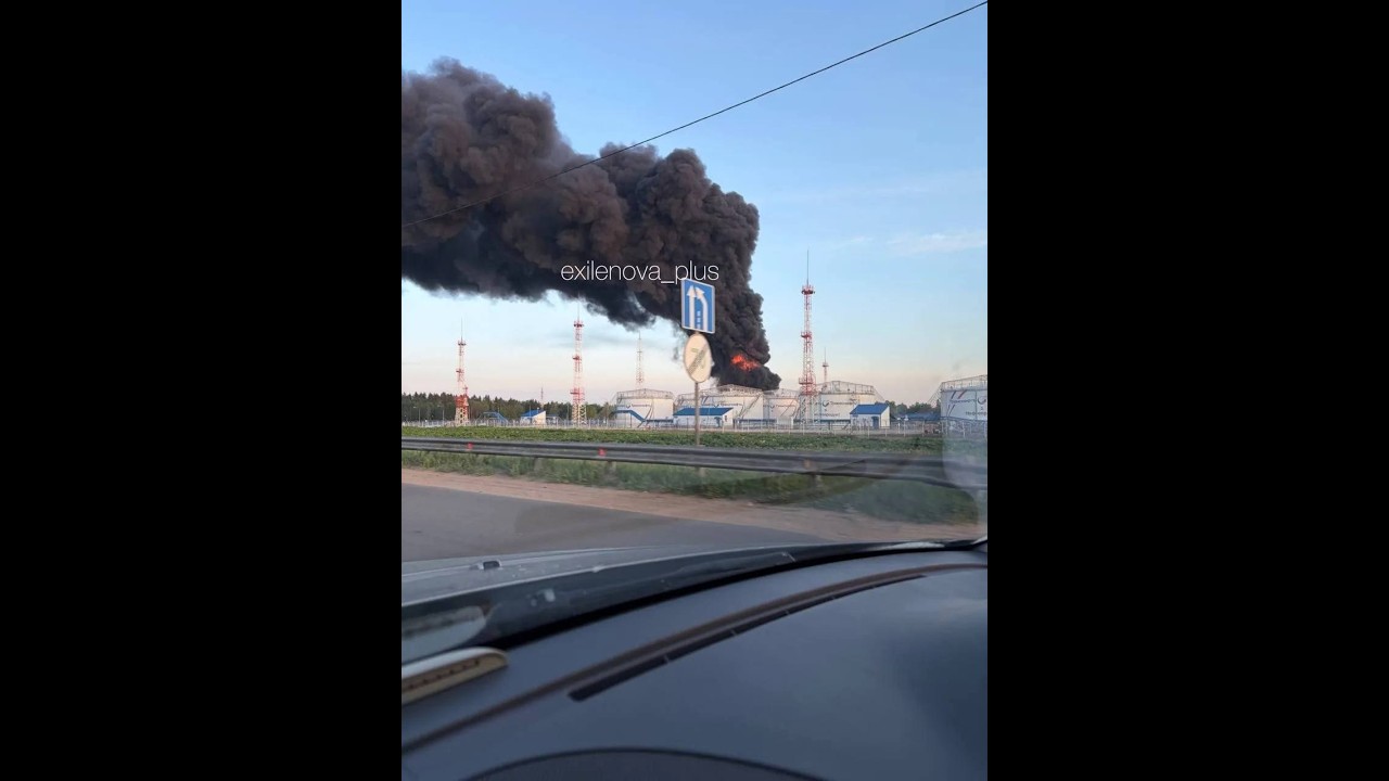 Moscow Attacked By Drones: Oil Depot, Microchip Factory & Airport All Hit.