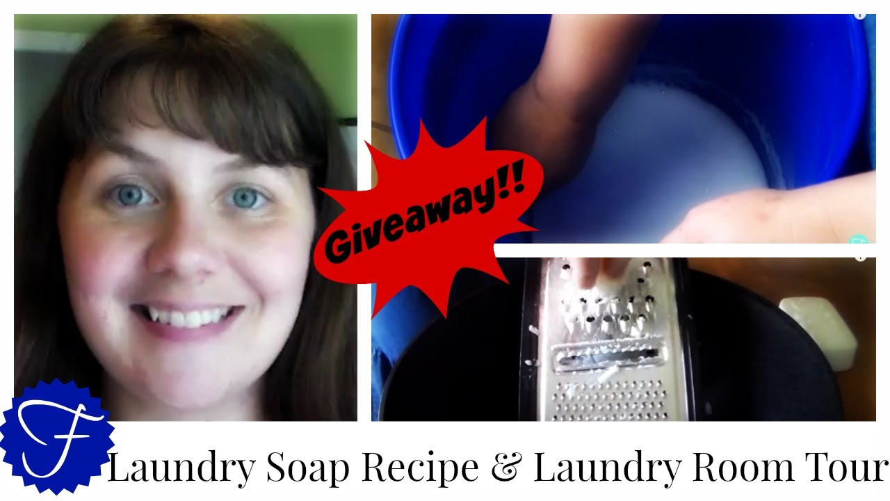 Laundry Soap Recipe DIY, Room Tour, and GIVEAWAY!! {CLOSED}