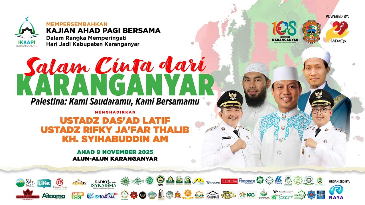 🔴LIVE!!! KAJIAN AHAD PAGI BERSAMA | SALAM CINTA DARI KARANGANYAR UNTUK PALESTINA