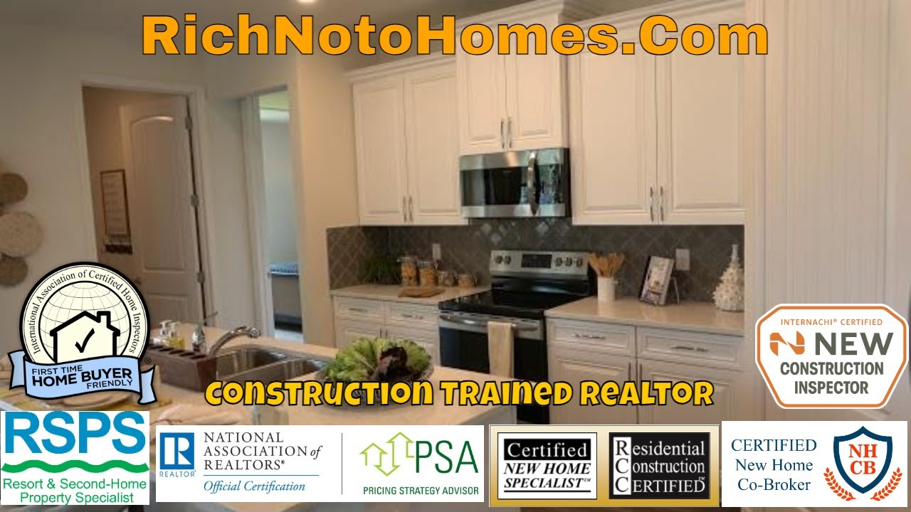 Clermont New Homes in Low 200,000s Gated Community - Palms at Serenoa 55 and over, Rich Noto Realtor