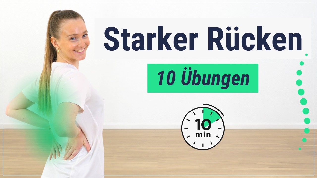 10 Übungen für den Rücken - Baue gezielt eine starke Rückenmuksulatur auf!