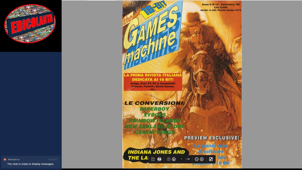 EDICOLANTA LIVE: THE GAMES MACHINE N.12 - SETTEMBRE 1989