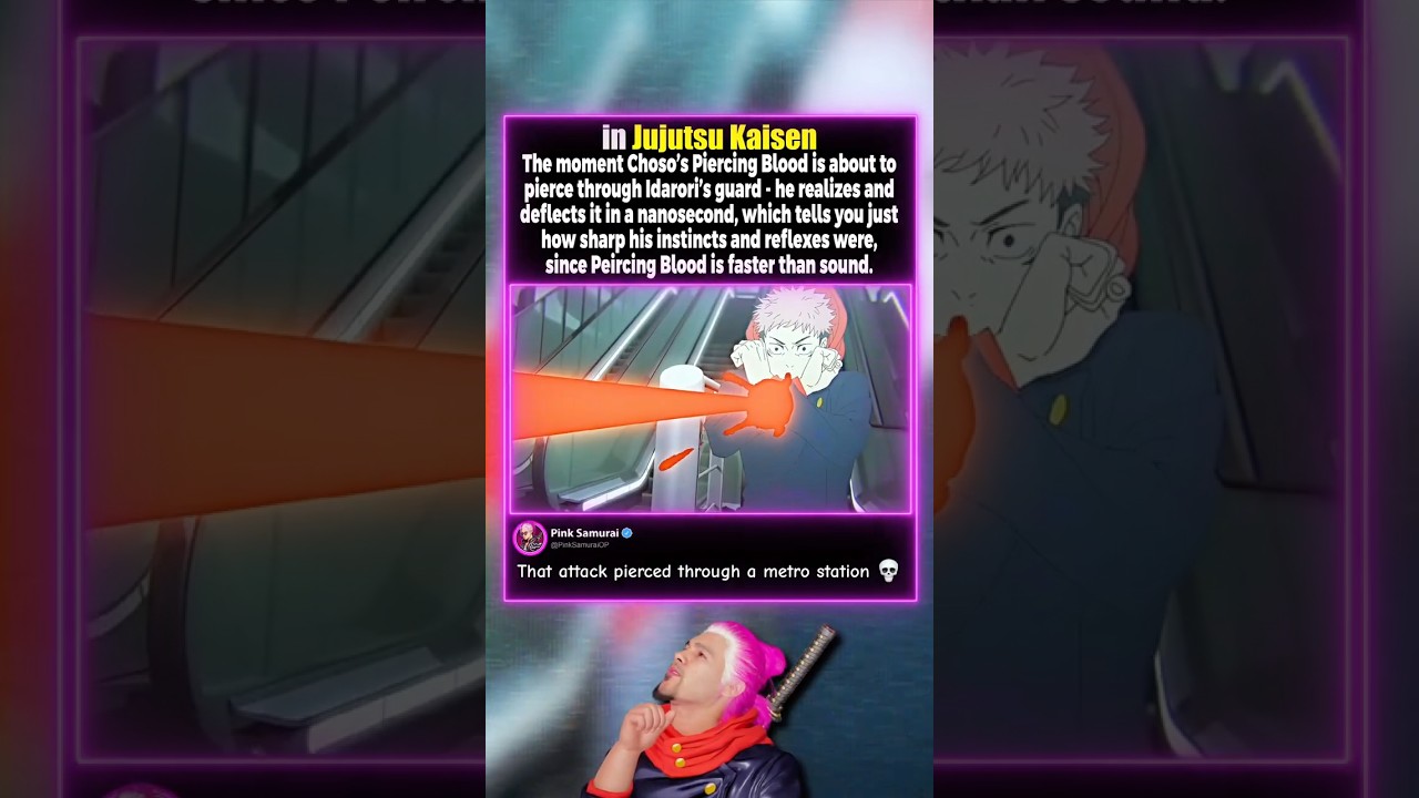 Itadori Deflects Choso&rsquo;s Piercing Blood in Jujutsu Kaisen