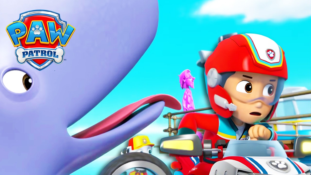 Ryder Has a Whale of a Time! 🐋- PAW Patrol - Cartoons for Kids
