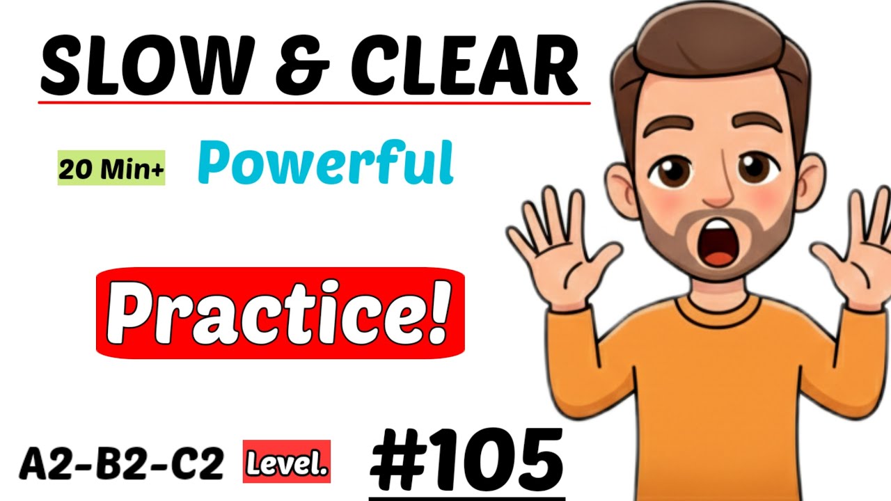 Slow and Clear English Conversation Class | Real American Speaking Practice
