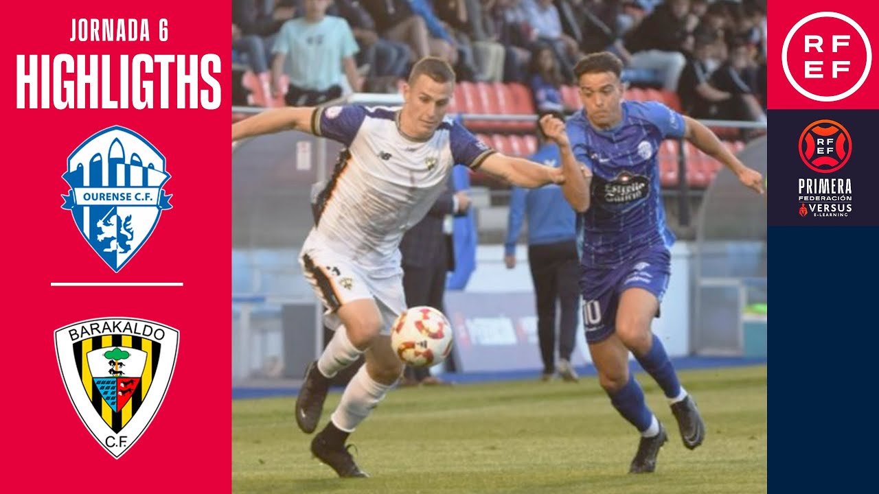 Resumen #PrimeraFederación | Ourense CF 1-3 Barakaldo | Jornada 6 | Temporada 2024/25
