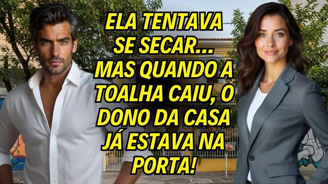 Ela Tentava Se Secar… Mas Quando A Toalha Caiu, O Dono Da Casa Já Estava Na Porta!