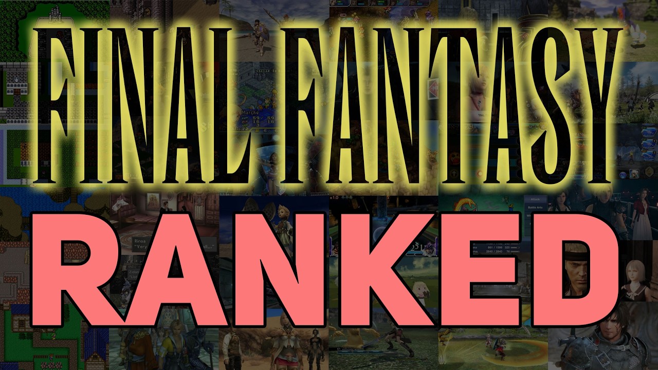 Ranking EVERY SINGLE MAJOR Final Fantasy Game (50+ Games Featured)