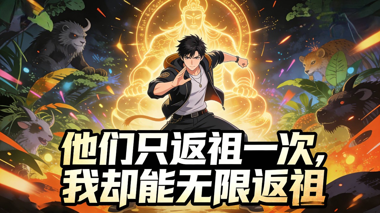【Multi Sub】《他們只返祖一次，我卻能無限返祖》從凡人到鴻鈞，我一路碾壓進化#漫劇 #動態漫 #AI漫劇 #動漫 #動畫