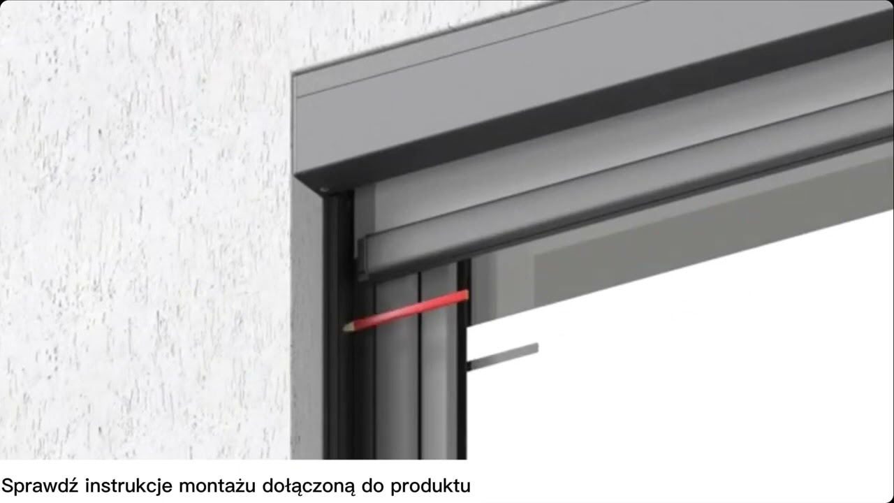 🛠️ MONTAŻ ROLETY SCREEN R120 ZIP WNĘKOWY &ndash; Krok po kroku!