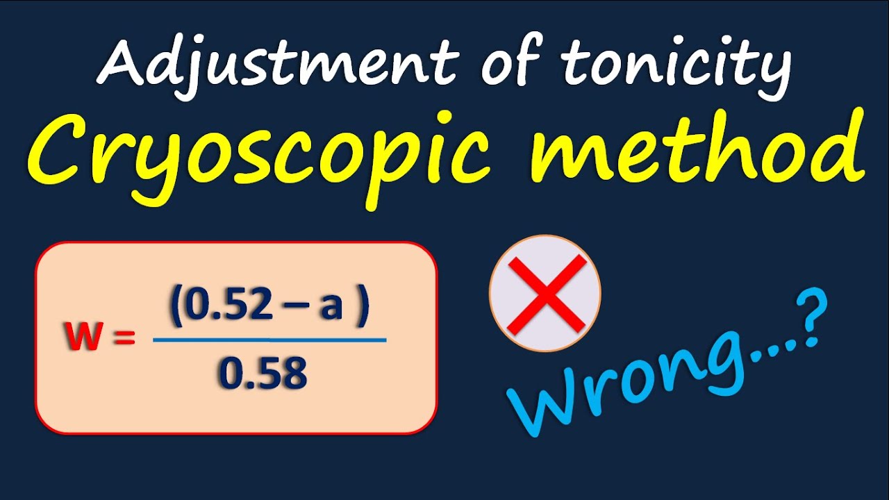 Cryoscopic method in easy way