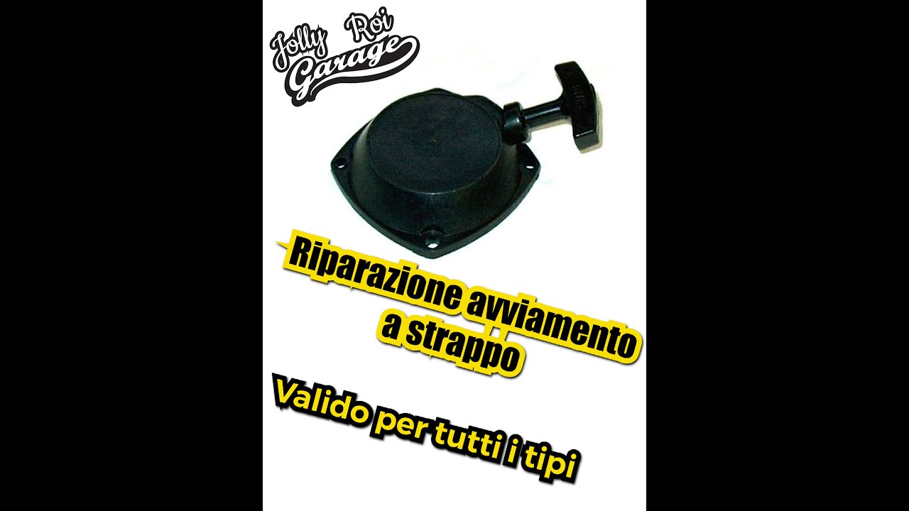 Avviamento a strappo - Avviamento a cordicella. how to fix start-up chainsaw and any other