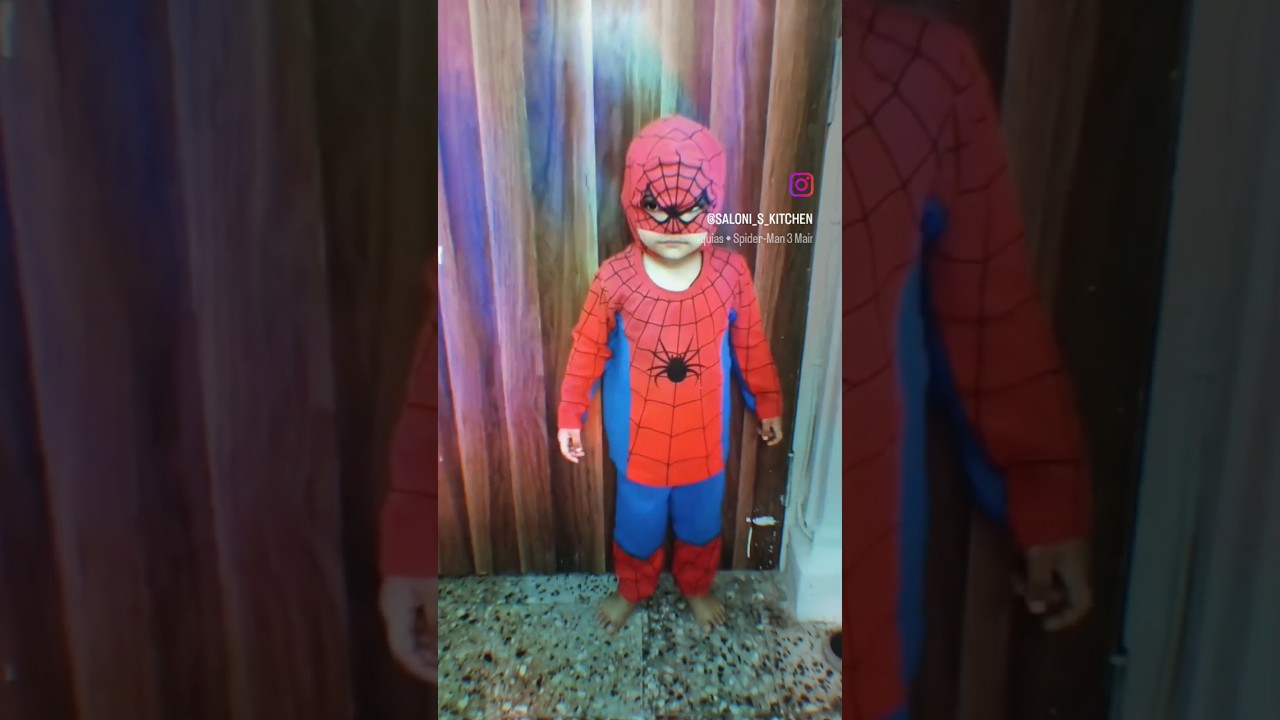 MY SPIDER MAN 🕷️ #lifeofsaloni #youtubeshorts #spiderman #avengers #shorts