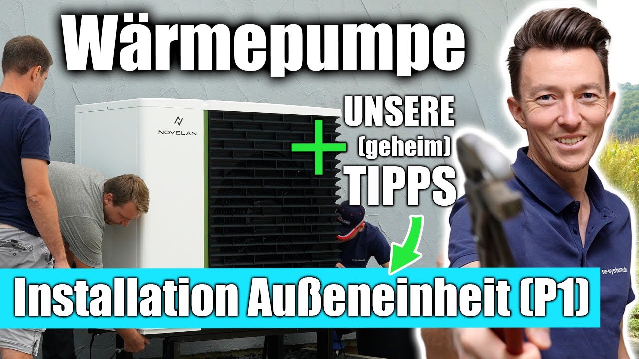 Wärmepumpe professionell installieren - SO arbeitet der Heizungsbauer - NOVELAN Helox 16