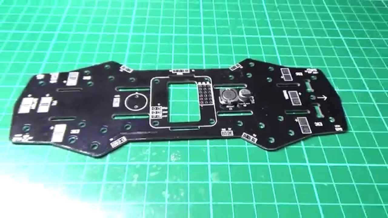 ZMR250 drone PDB with Naze32 mount from Banggood - Frankenquad the 2nd!
