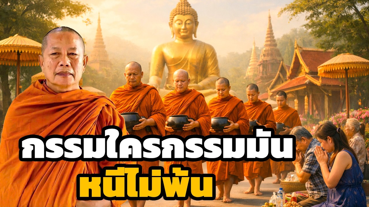 ความเชื่อความศรัทธา  กรรมใครกรรมมัน  ตัดกรรมตัดเวร  ธรรมะคลายทุกข์ พระมหาบุญช่วย ปัญญาวชิโร 1