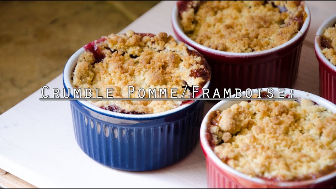 Crumble Pomme/Framboise
