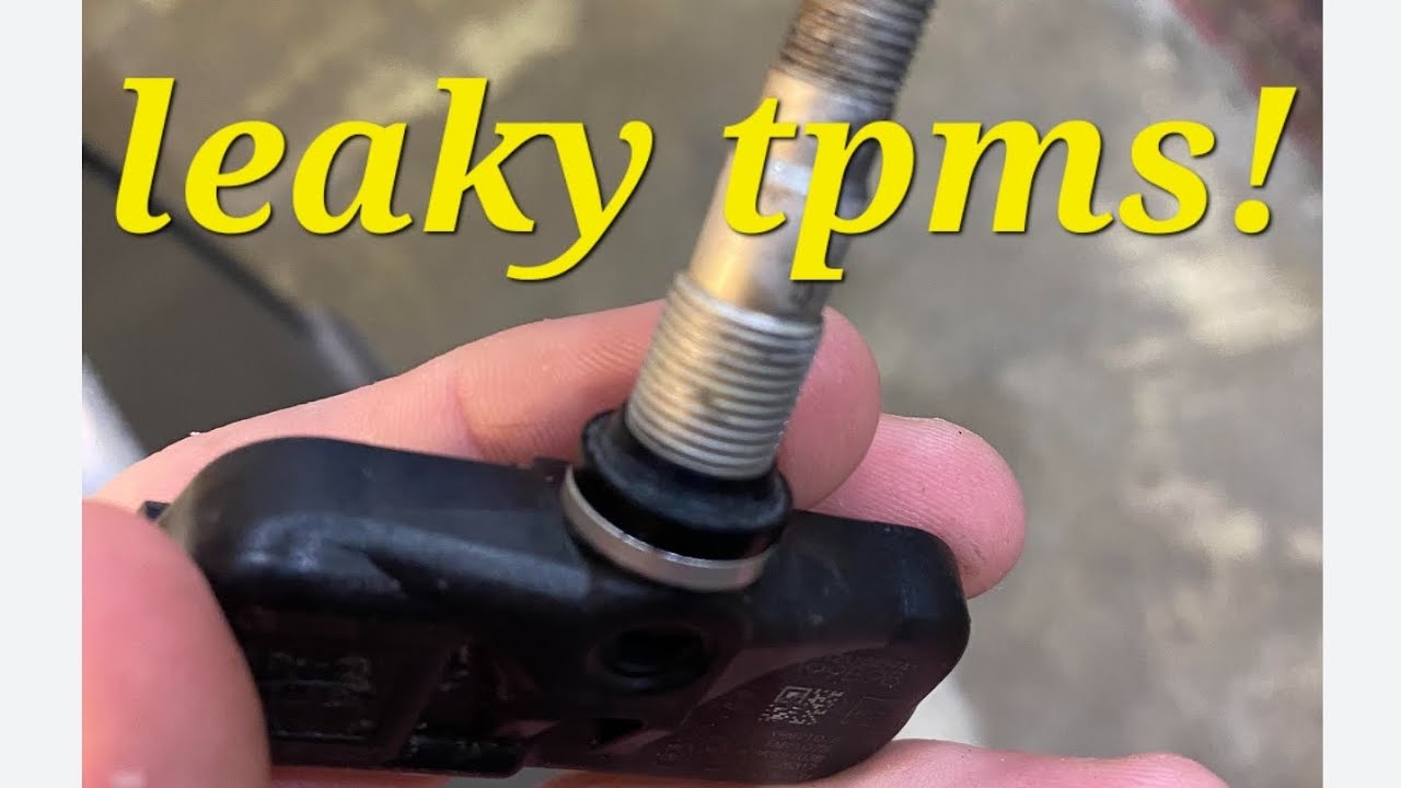 how to DIY /repair a leaking TPMS (tire sensor)