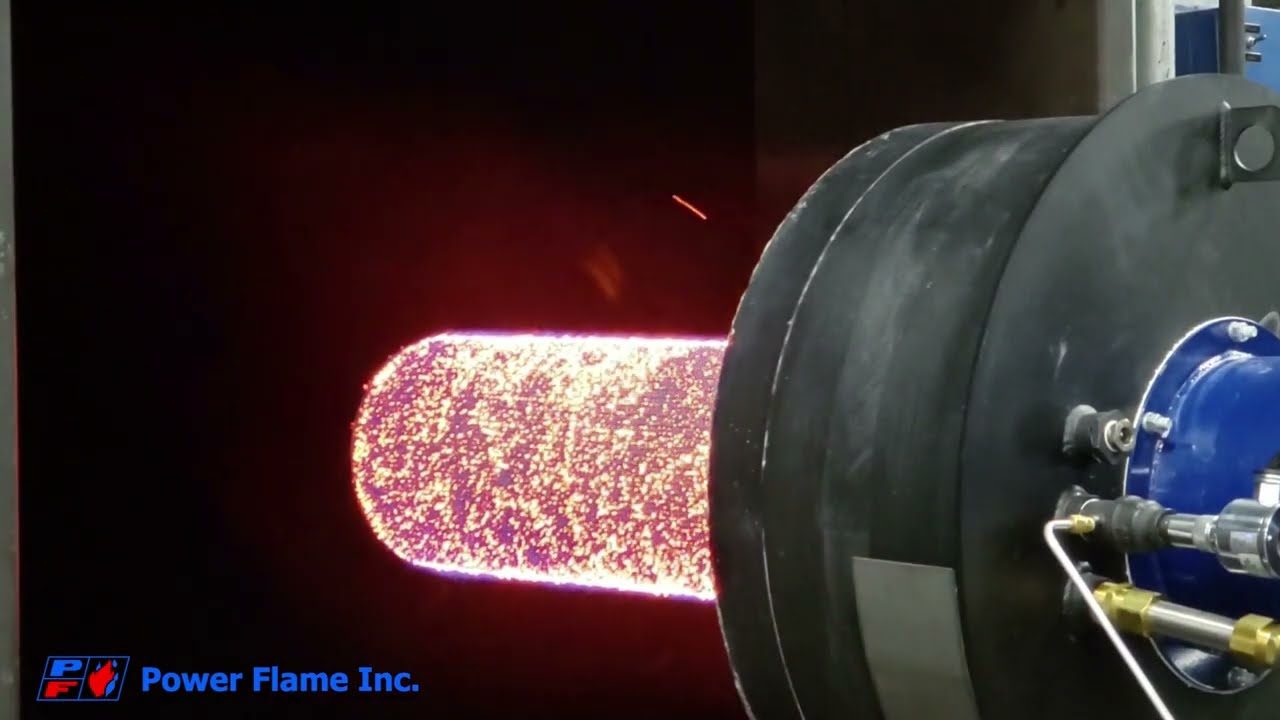 Power Flame NP2 Burner in Fire Test