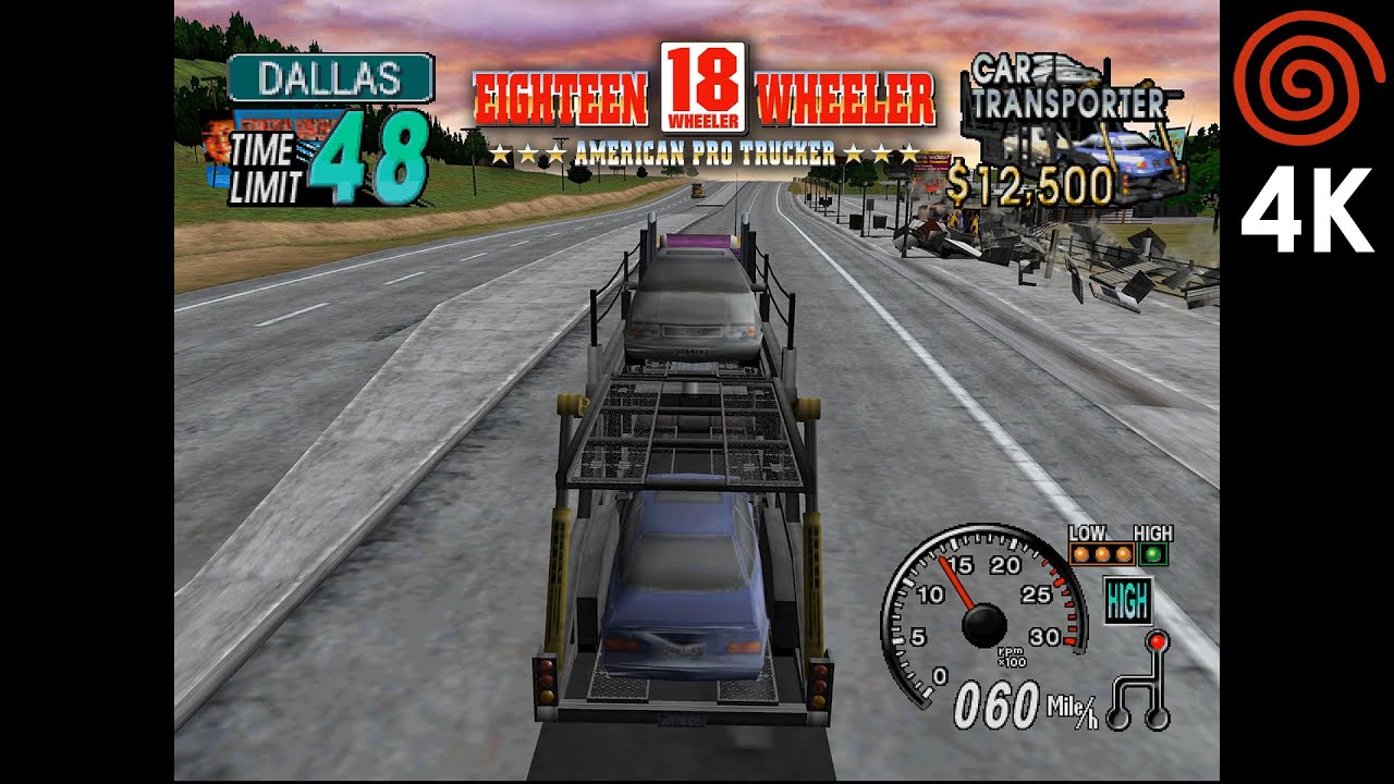 18 Wheeler: American Pro Trucker (4K / 2160p) | Redream Emulator (Premium) on PC | Sega Dreamcast