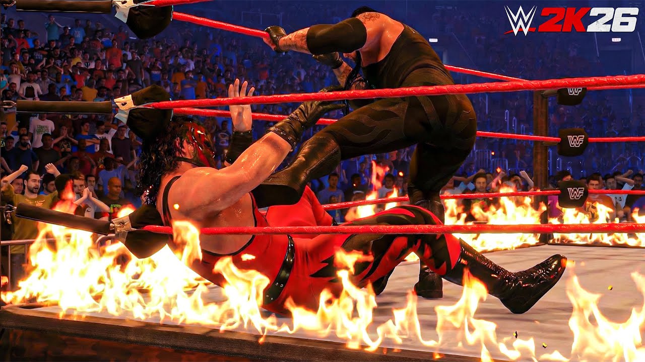 WWE 2K26: The Undertaker Vs. Kane Inferno Match Notion!