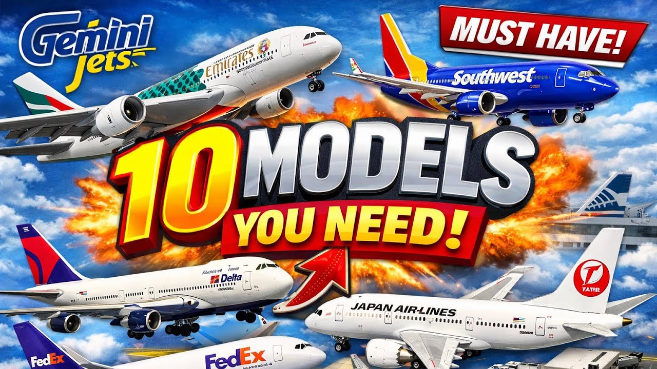 ✈️🔥10 GeminiJets Models YOU *NEED* In Your Collection!✈️🔥
