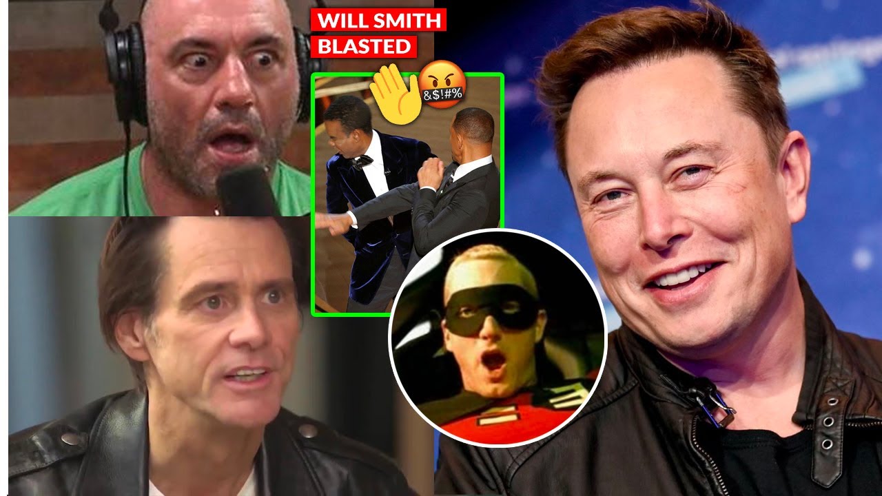 Internet Reacts: Will Smith BLASTED by Joe Rogan & Jim Carey, Elon Musk Quotes Eminem in Legal Clash