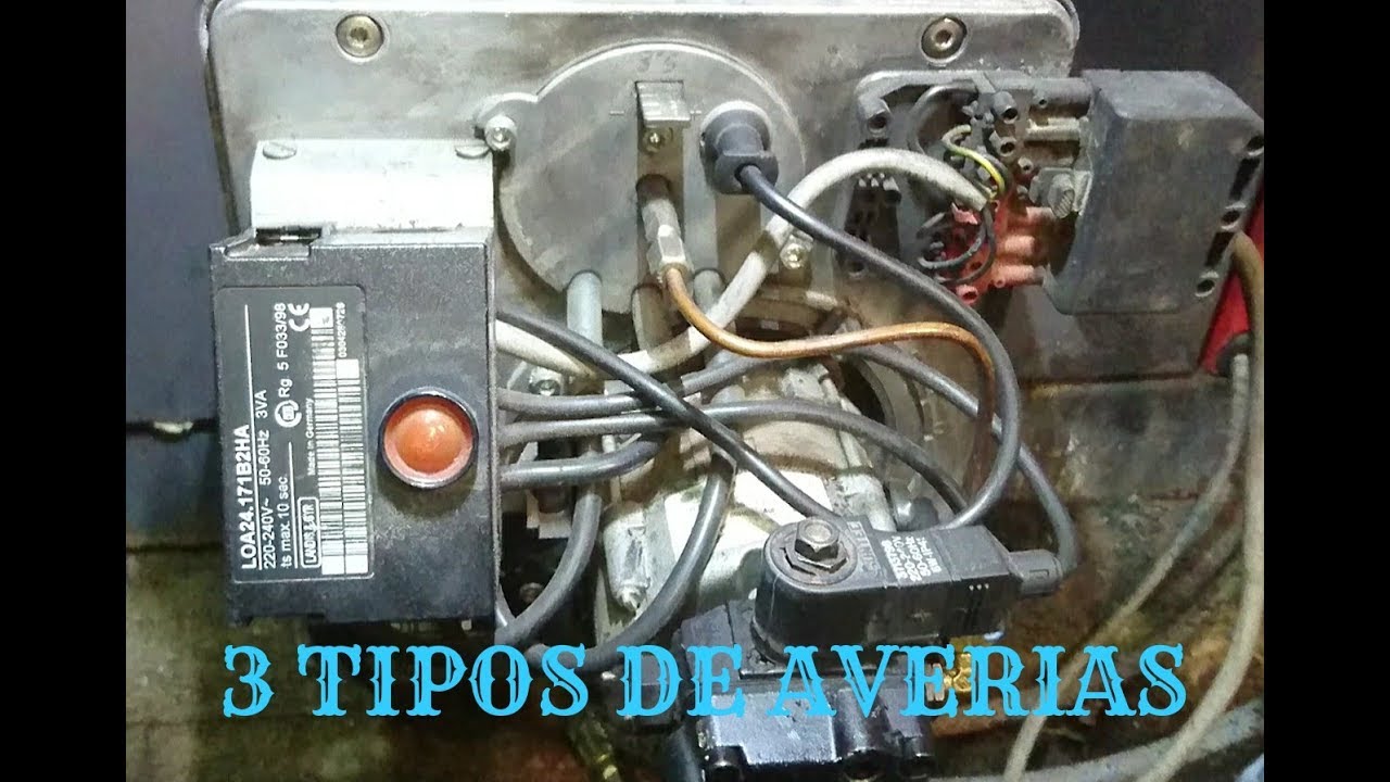Se enciende la luz roja de mi caldera de gasoil quemador tutorial