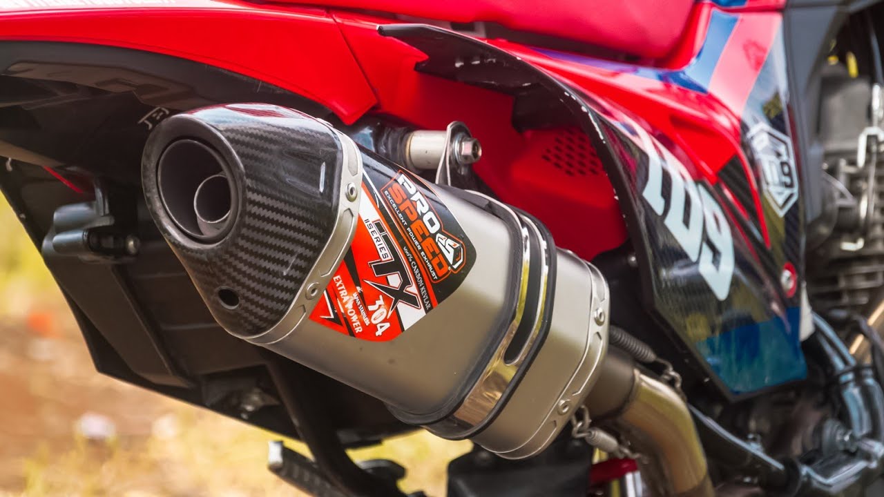 PROSPEED TX EXHAUST SYSTEM | SUPERMOTO BUILD HONDA CRF150L EPISODE #3 | ID9