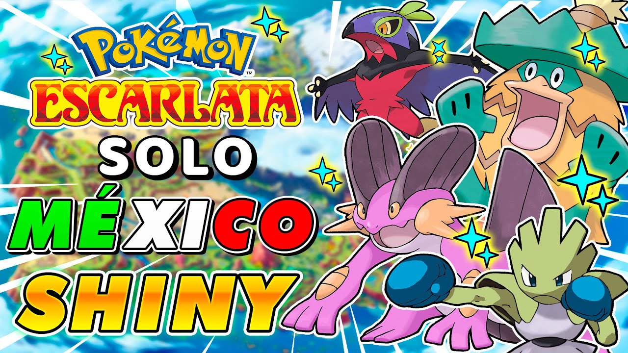 POKÉMON ESCARLATA PERO SOLO CON MÉXICO SHINY - POKE RETO