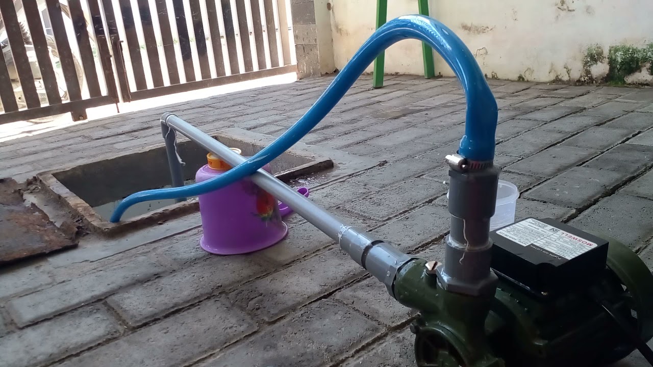 Pompa air SNI Moswell DB 125 - Cara instalasi/ pemasangan dan mengoperasikan