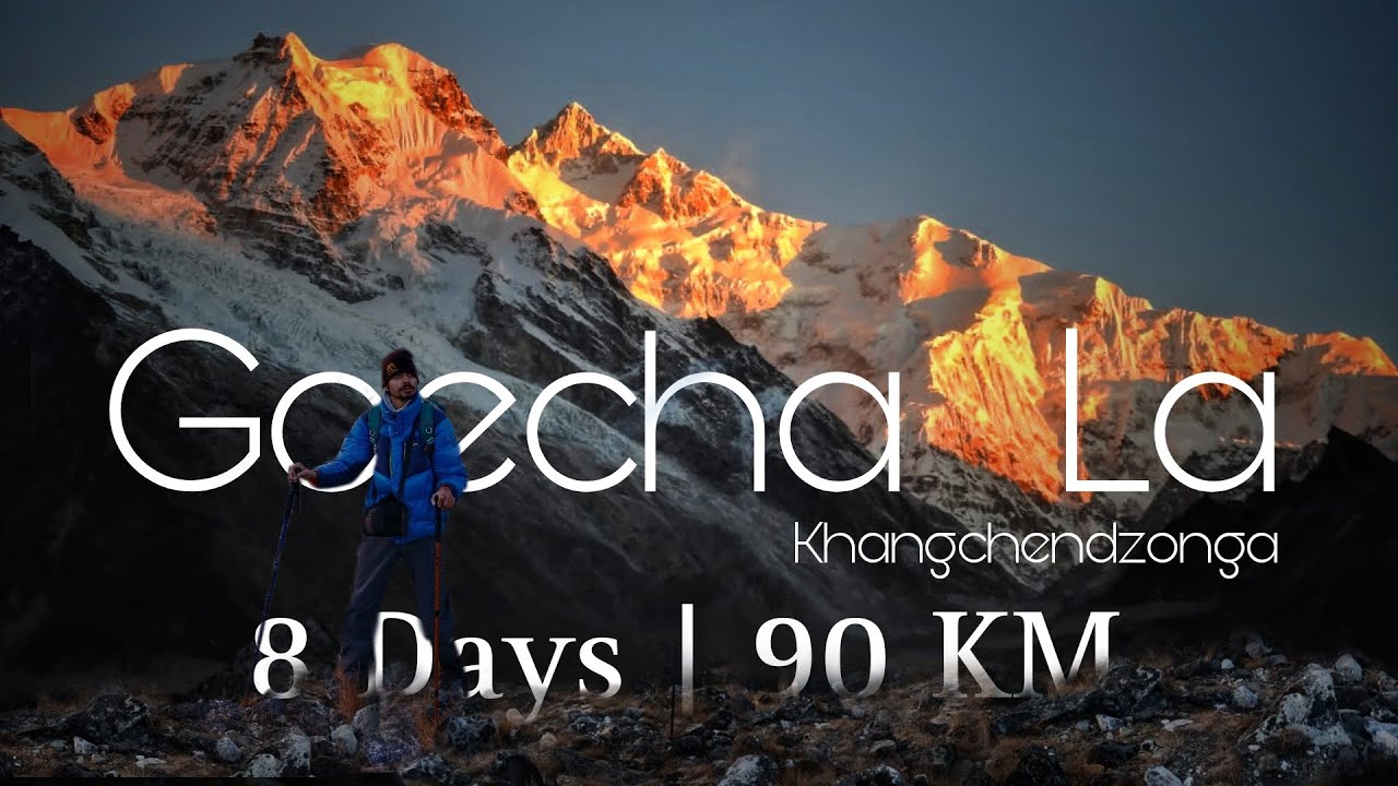 GoechaLa Trek | Лучший поход в Индии по высоким горам, ближайший вид на гору Канченджанга.