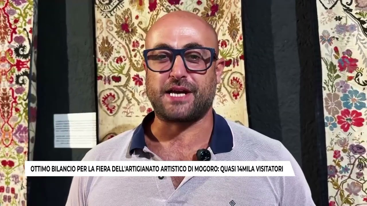OTTIMO BILANCIO PER LA FIERA DELL'ARTIGIANATO ARTISTICO DI MOGORO: QUASI 14MILA VISITATORI