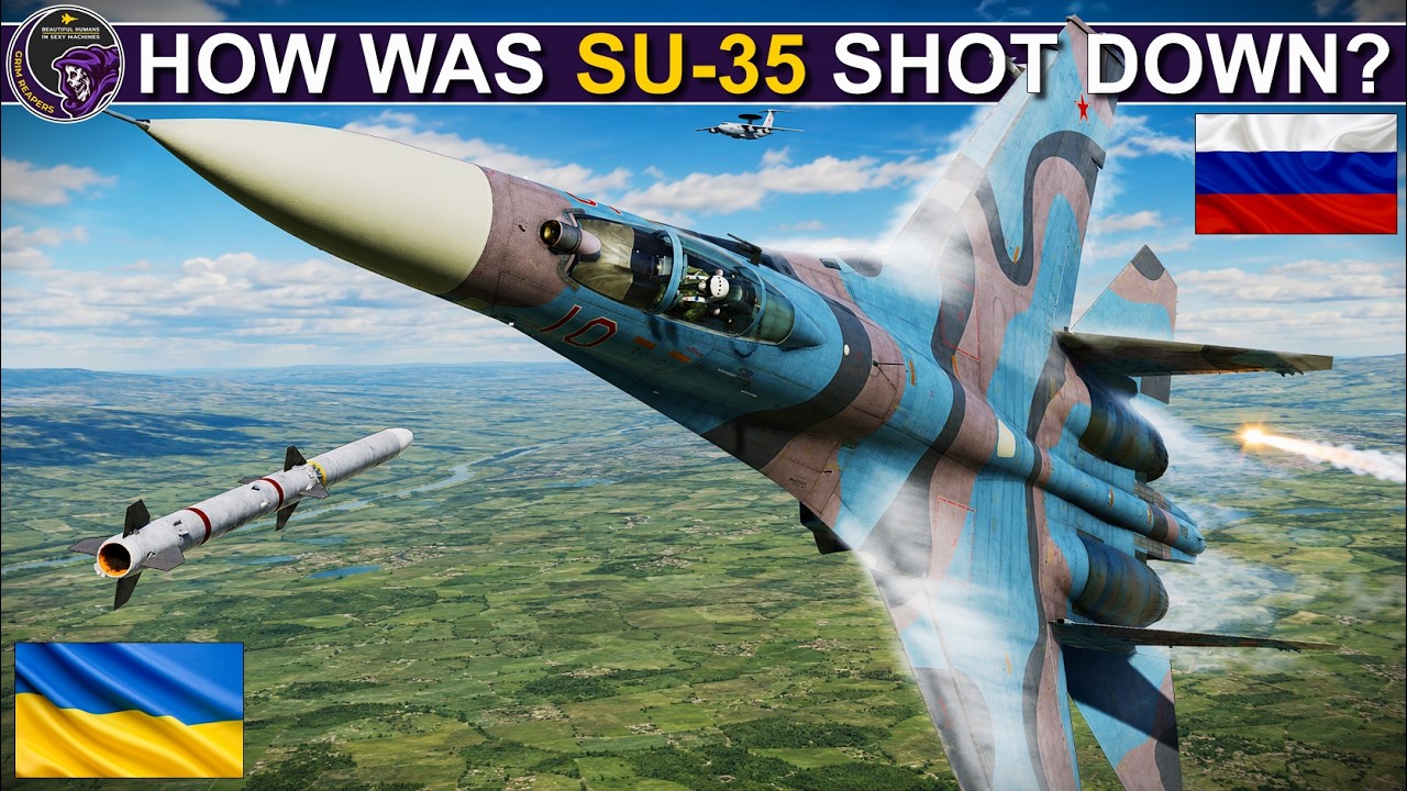 Как был сбит российский Су-35 &laquo;Супер Фланкер&raquo; украинским F-16? | DCS