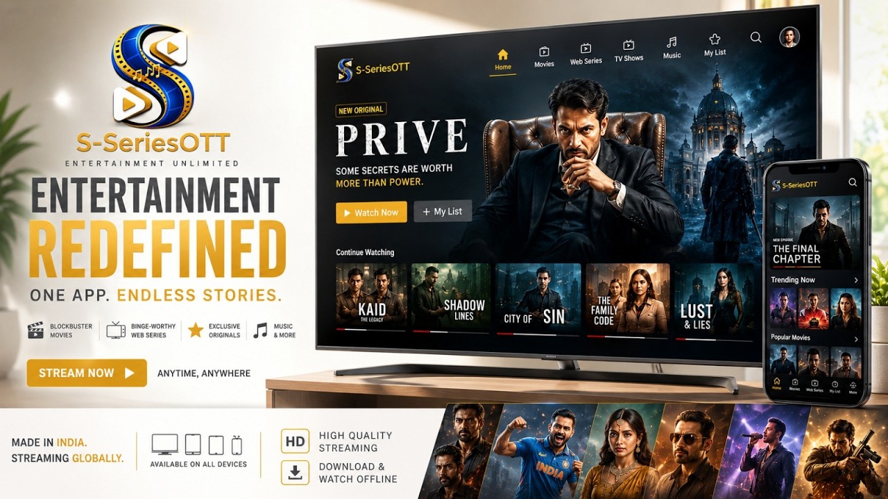 The Future of Entertainment is Here | S-Series OTT | Experience Entertainment Like Never Before