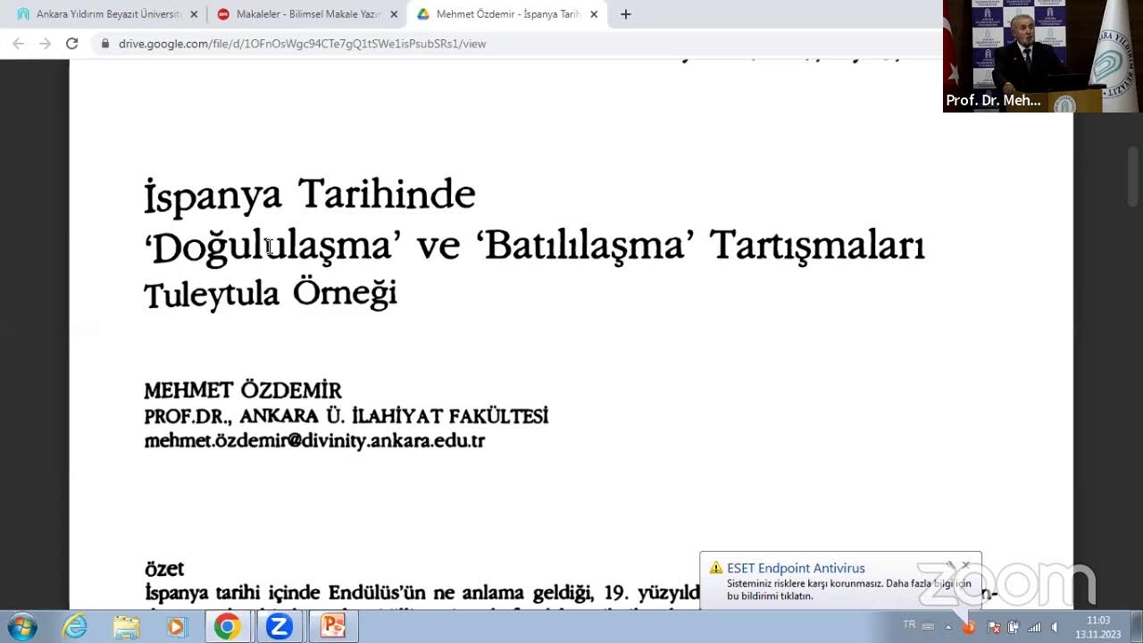 Bilimsel Makale Yazım Eğitimi AYBÜ İlahiyat 1. Oturum