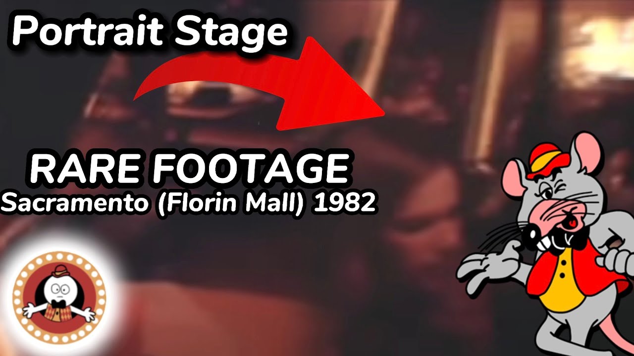 Chuck E Cheese In Sacramento (Florin Mall) 1982 Rare Footage + Portrait Stage