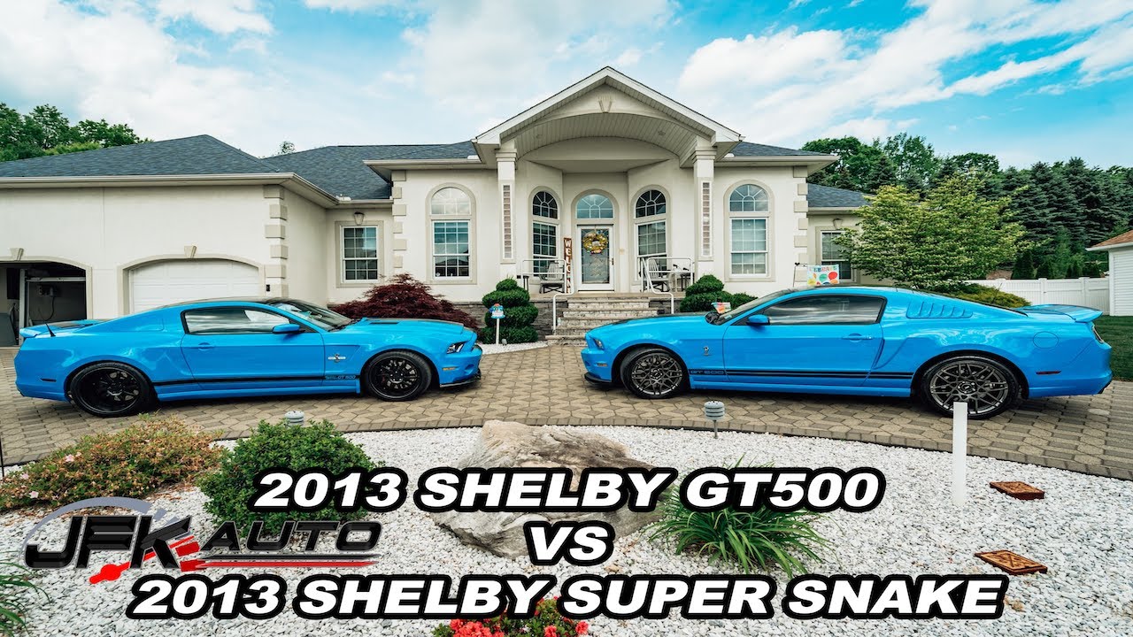 Сравнение Shelby GT500 2013 года и Shelby Super Snake 2013 года! — JFK Auto