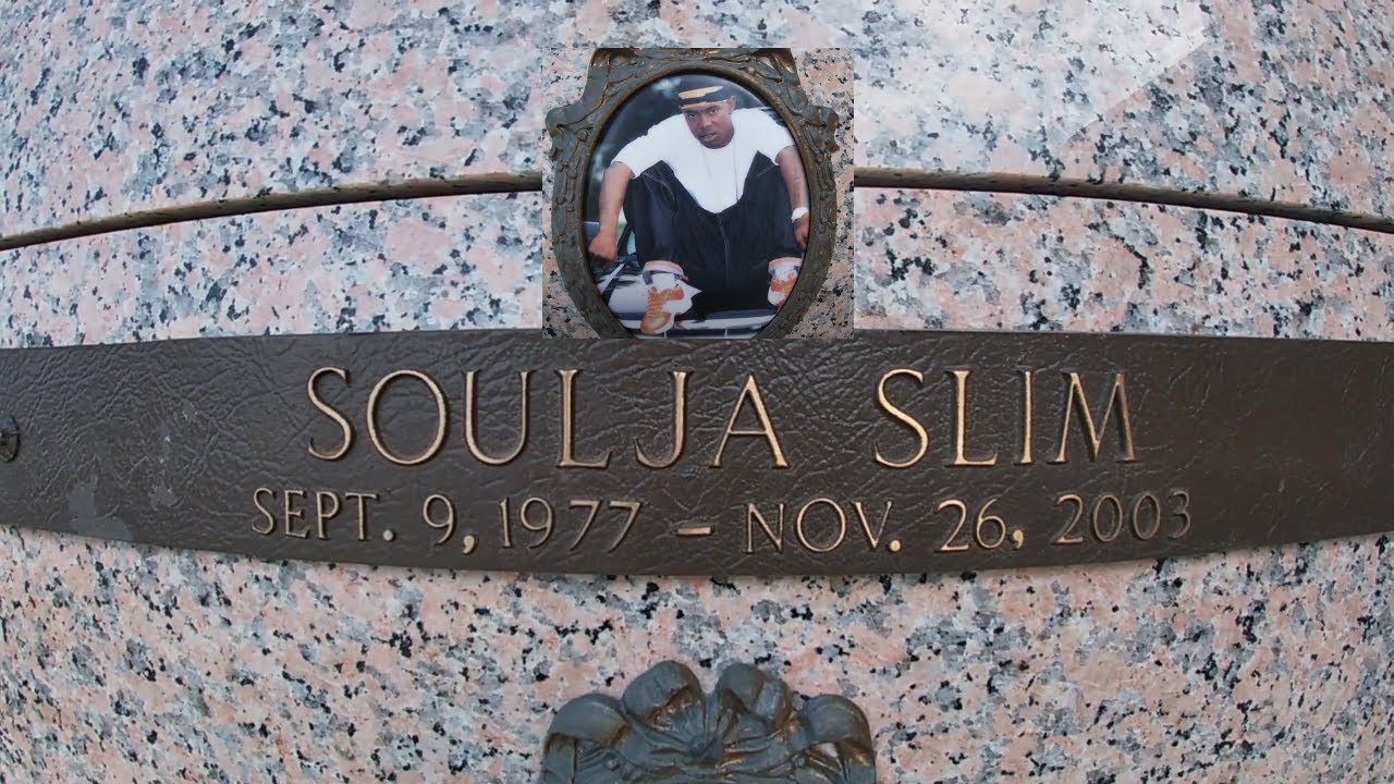 The Grave of Soulja Slim (Magnolia Slim) - Mount Olivet Cemetery New Orleans, Louisiana