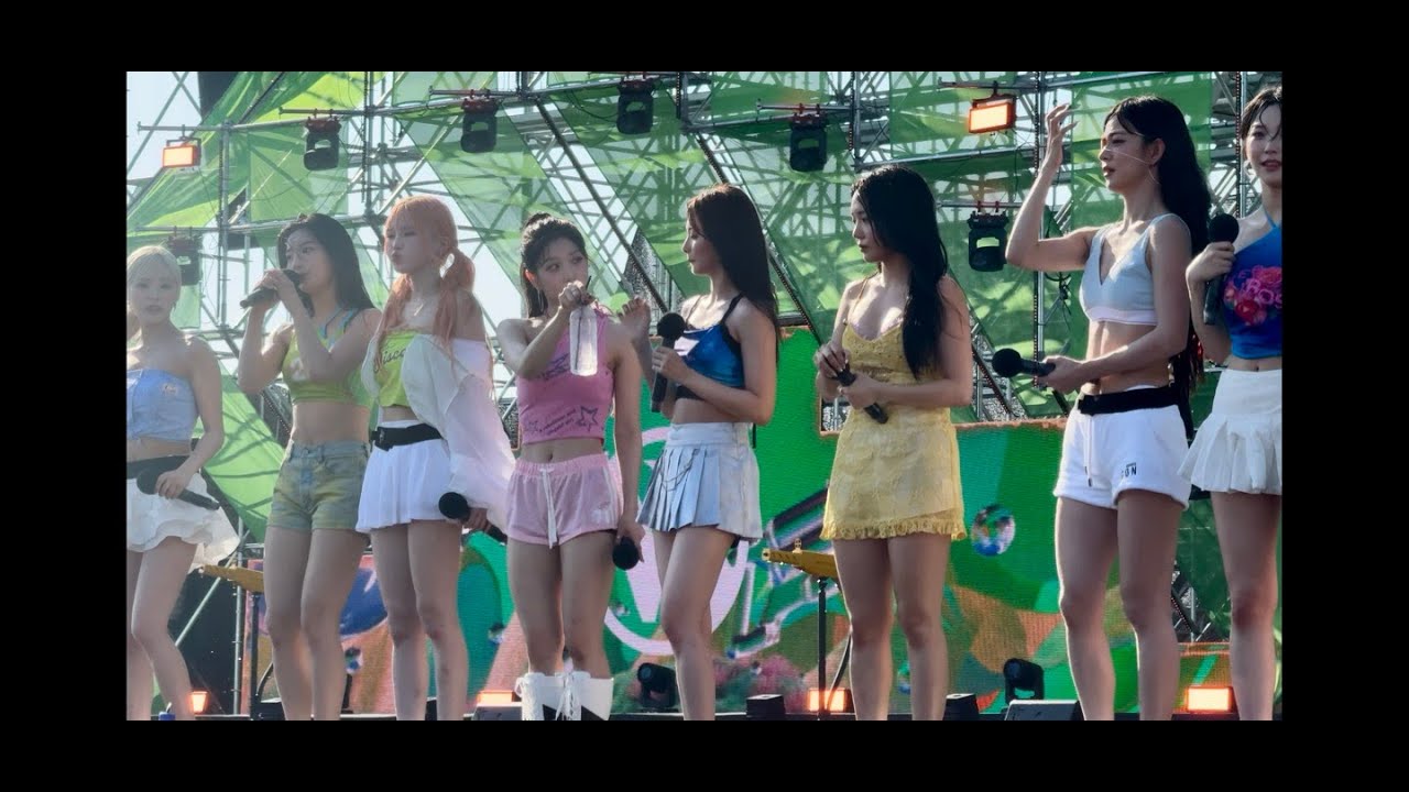 240803 프로미스나인 워터밤 인천 8월12일 Supersonic 컴백 많관부