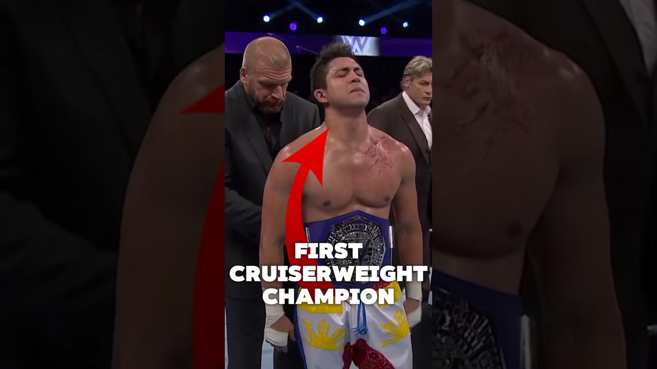 When TJ Perkins became the first WWE Cruiserweight Champion #wwe #wrestling #shorts